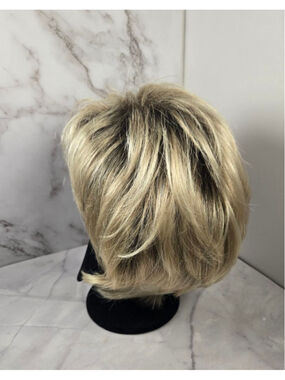 Classique Collection Cheri Wig | Pixie Cut Style in Rooted Blonde shade!
